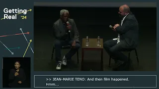 Keynote: Jean Marie-Teno (interviewed by Orwa Nyrabia)