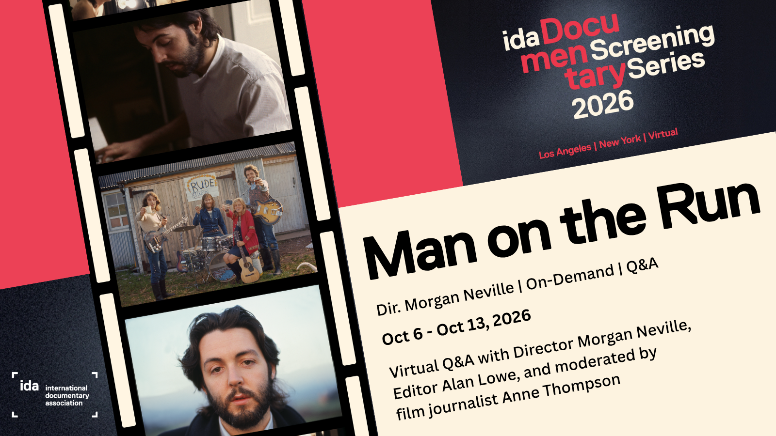 IDA Screening Series| Man on the Run | Q&A Panel