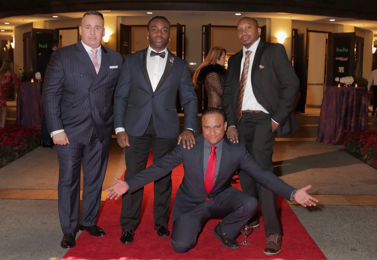 Members of the NYPD12 pose on the red carpet at the IDA Awards.