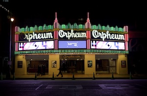 Photograph of the Orpheum theater.