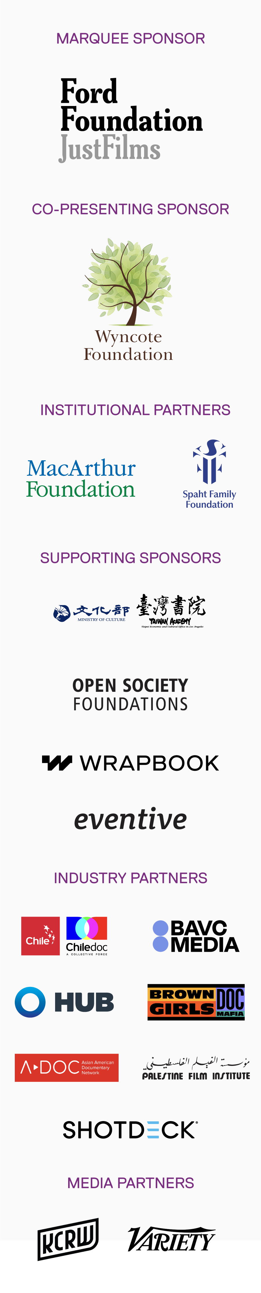 Getting Real '26 partner and sponsor logo wall