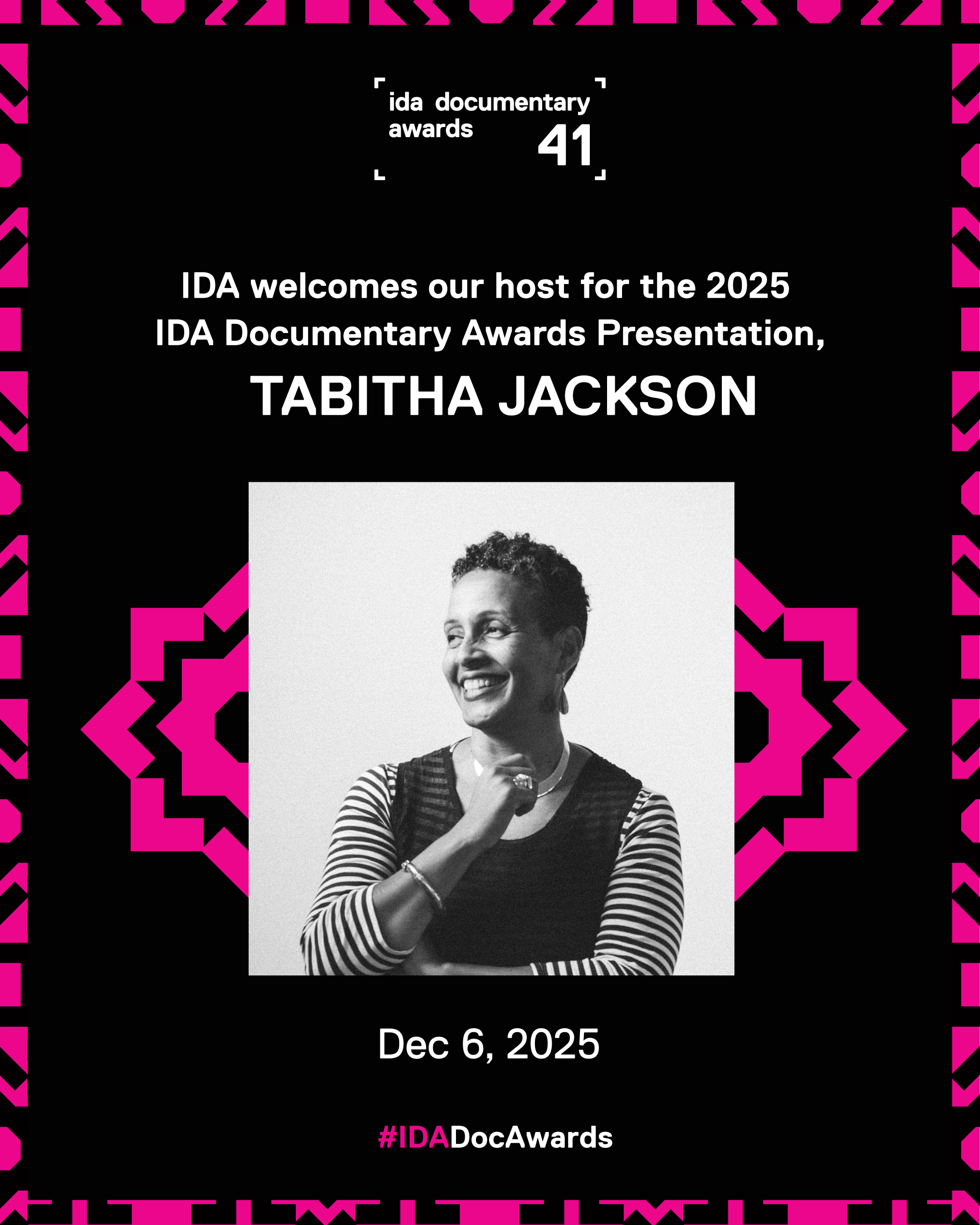 41st IDA Documentary Awards Host Tabitha Jackson