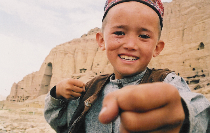 Mir Hussein, subject of Phil Grabsky's 'The Boy Who Plays on The Buddhas Bamiyan' which premieres in July as part of National Geographic Channels International's new 'No Borders' anthology series. Photo: Phil Grabsky