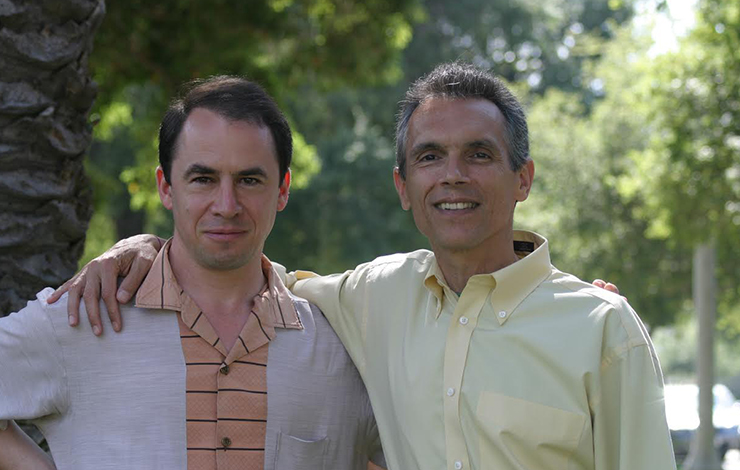 Jesse Lerner (left) and Michael Renov, programmers of the 2005 Robert Flaherty Film Seminar. Photo: Gideon Boaz. Courtesy of International Film Seminars