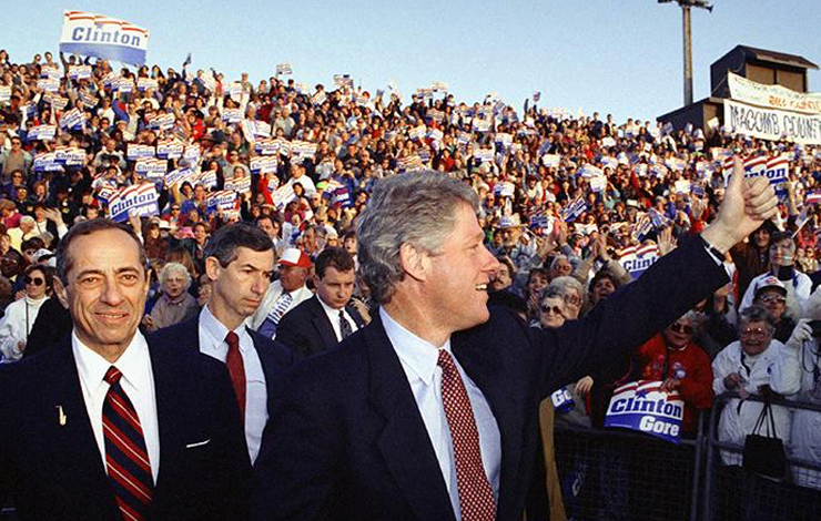 Bill Clinton campaigning for President in 1992