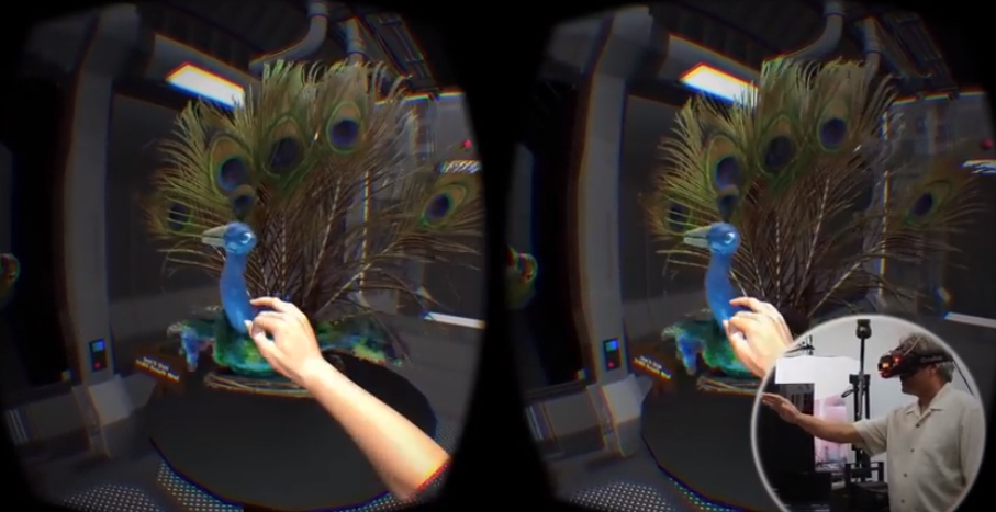 USC students conducting new research on novel methods of importing real world objects into VR. This is an example of light-field-like captures of stop-motion animation figures.  Courtesy of USC Institute for Creative Technologies.