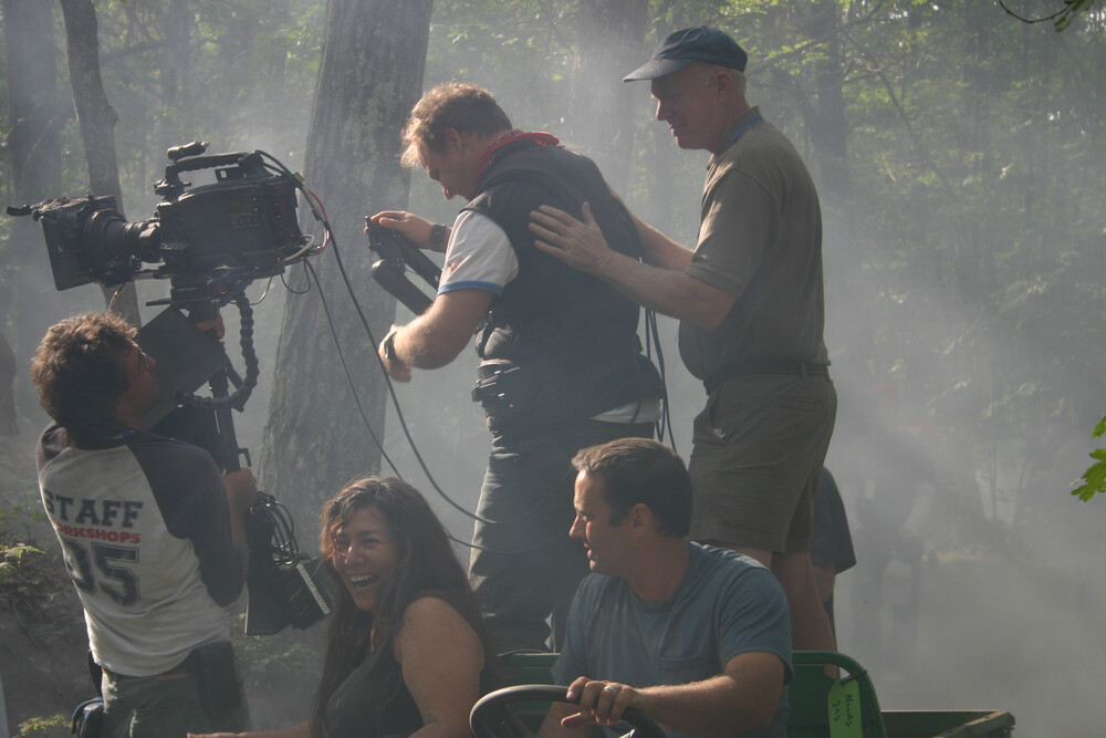 Maria Agui Carter directs battle scene from 'REBEL'. Photo: Max Prum