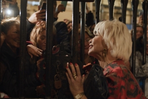 Isabel Allende meeting adoring fans after an event in Buenos Aires, Argentina