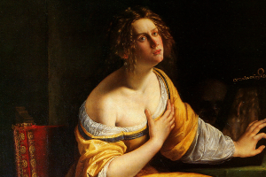 Mary Magdalene, Painting by Artemisia Gentileschi