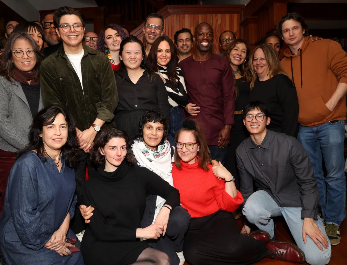 IDA staff and board at dinner