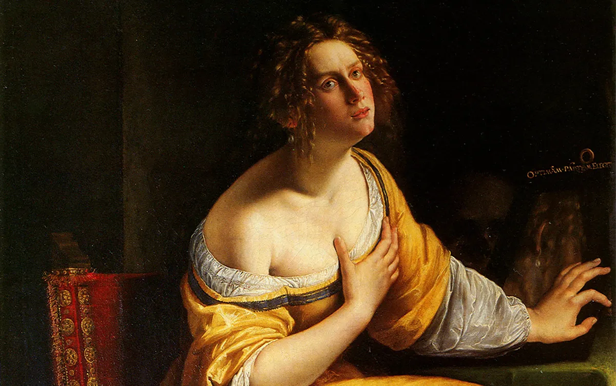 Mary Magdalene, Painting by Artemisia Gentileschi