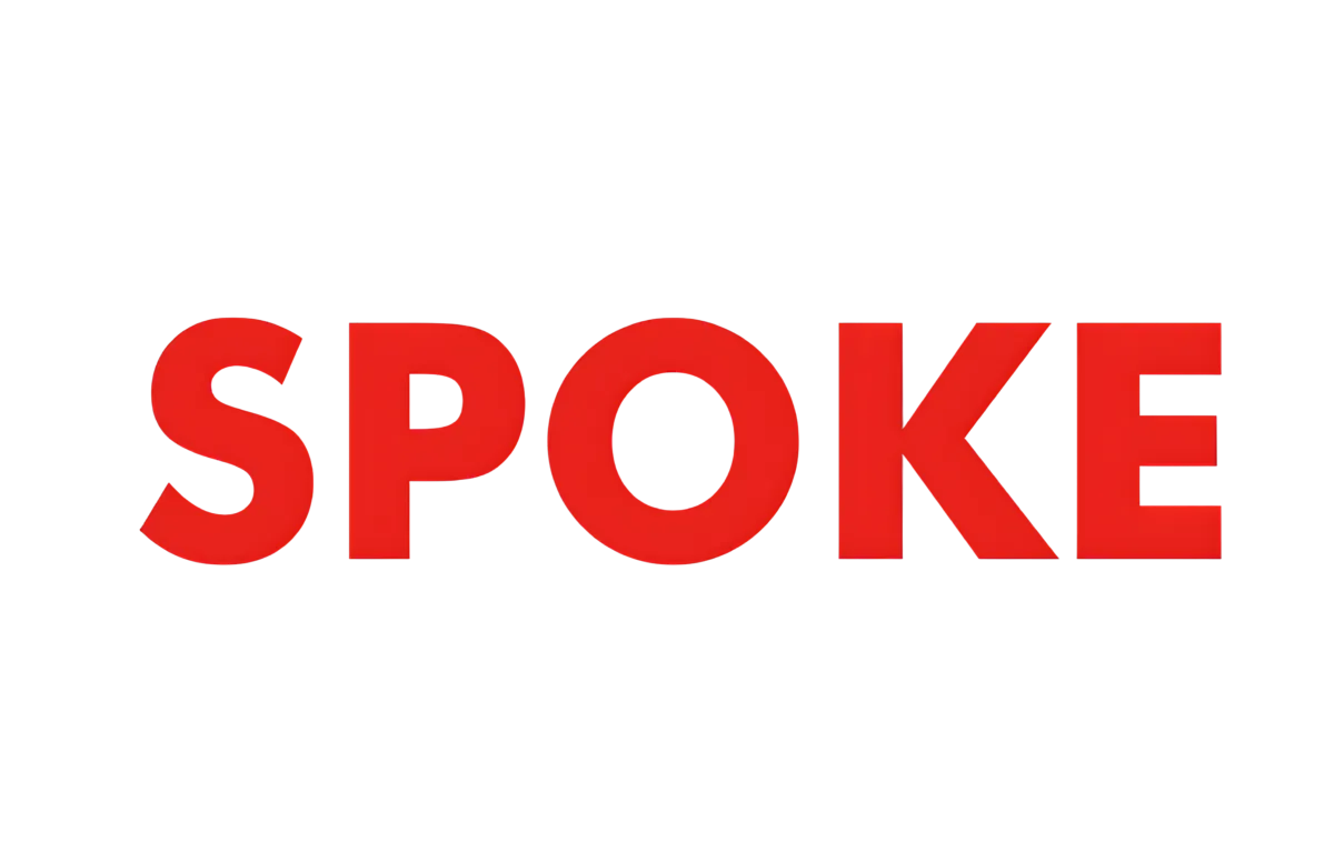 SPOKE Title in red