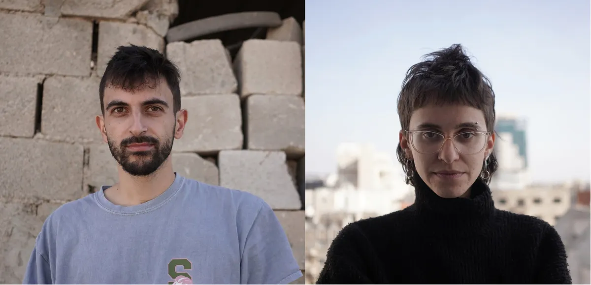 Filmmakers Yuval Abraham and Rachel Szor, directors of NAZA