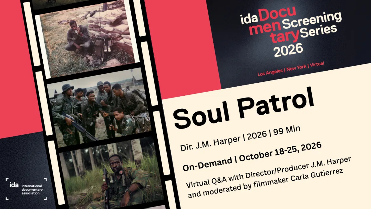 IDA Screening Series | Soul Patrol | Q&A Panel card