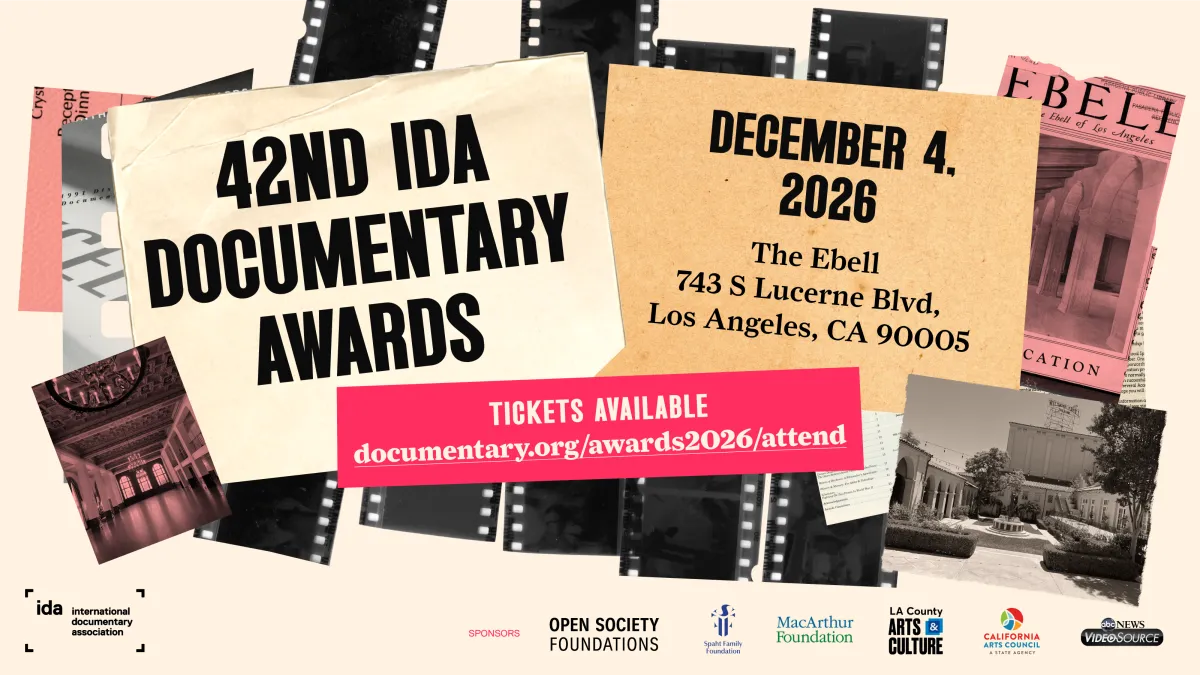 Attend the 42nd IDA Documentary Awards