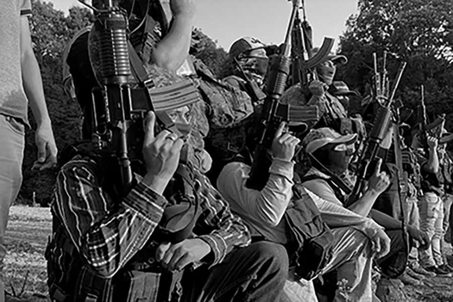 Carteles Unidos in Michoacan, getting ready to fight against their main enemy: Cartel Jalisco New Generation. Photo courtesy of Miguel Angel Vega