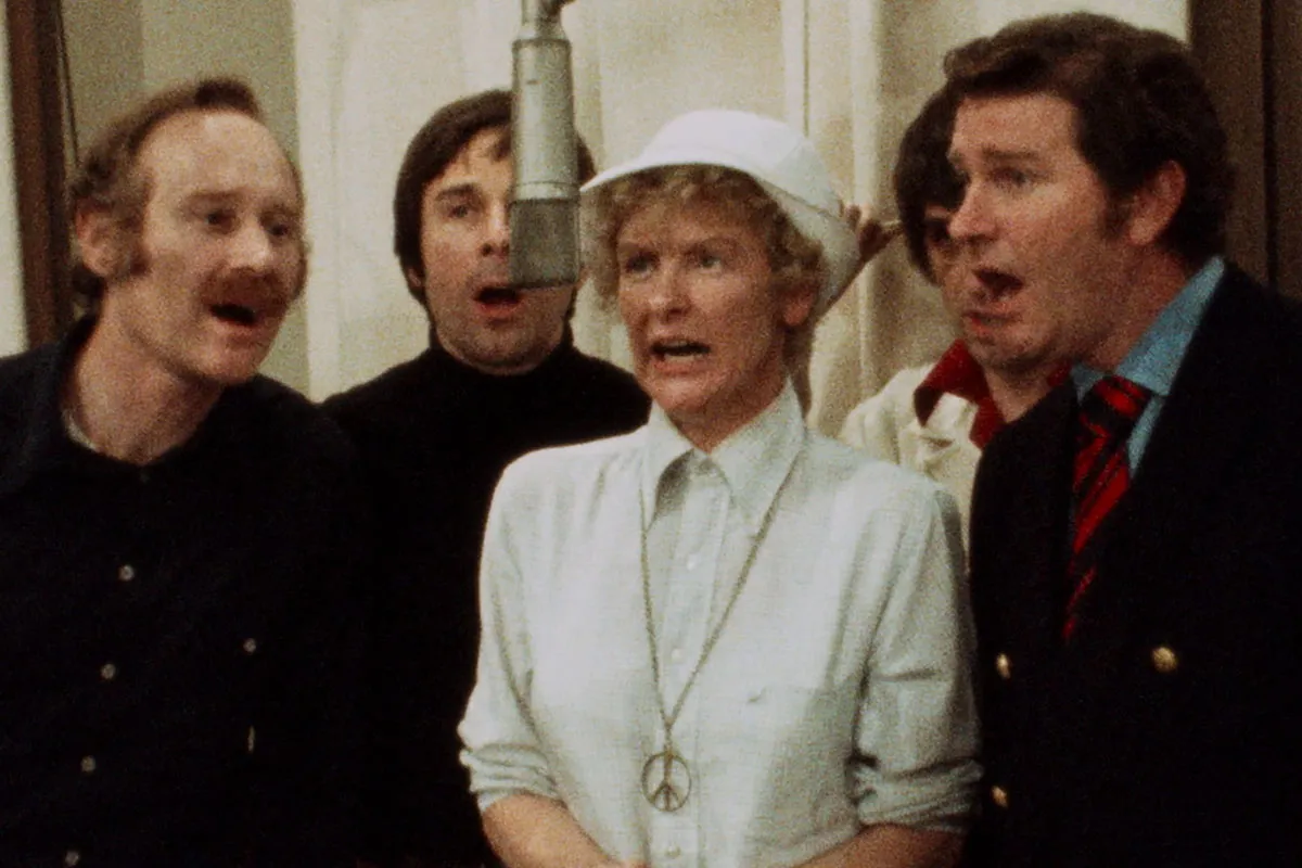 Cast members of the Broadway musical 'Company' recording their album. From DA Pennebaker's ‘Original Cast Album: “Company"’. Courtesy of the Criterion Collection