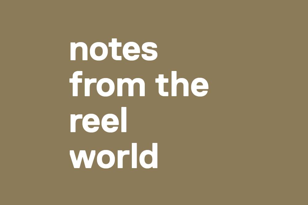 Notes From The Reel World, Summer 2020