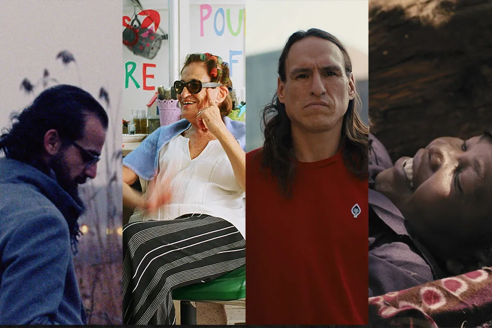 A collage of stills from the New Yorker Shorts.