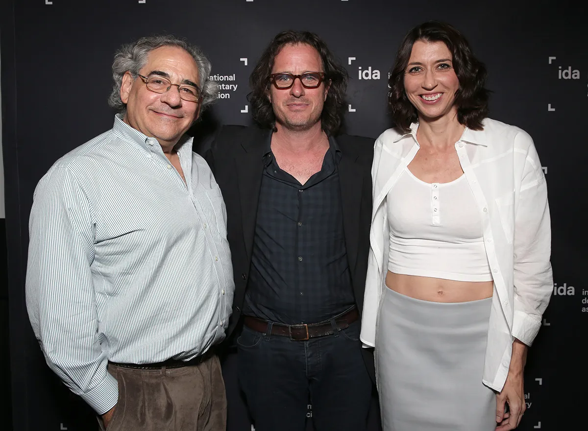 Steve Gilula, Co-President of Fox Searchlight Pictures with He Named Me Malala director Davis Guggenheim and Indiewire Editor in Chief Dana Harris.