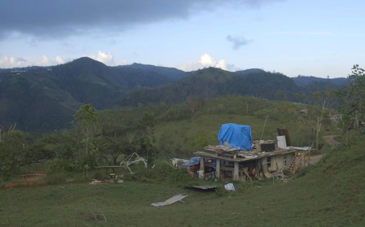 single building in Puerto Rican mountains
