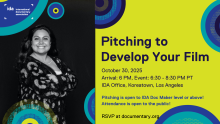 Pitching to develop your film logo
