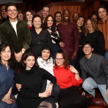 IDA staff and board at dinner