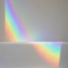 A light prism inside the Dwan Light Sanctuary in Montezuma, New Mexico.