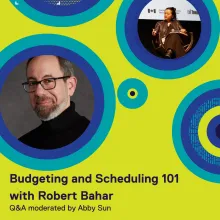 promotional flier for Budgeting and Scheduling 101 with Robert Bahar