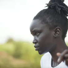 Akuol de Mabior is a South Sudanese female filmmaker, whose film ‘No Simple Way Home’ played at SFFILM 2022. Courtesy of SFFILM.