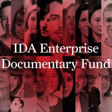collage of headshots with "IDA Enterprise Documentary Fund" overlaid
