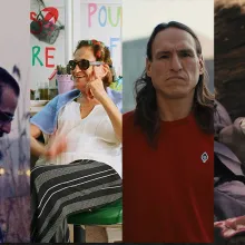 A collage of stills from the New Yorker Shorts.